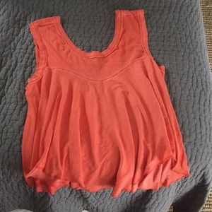 Free People orange tank size medium